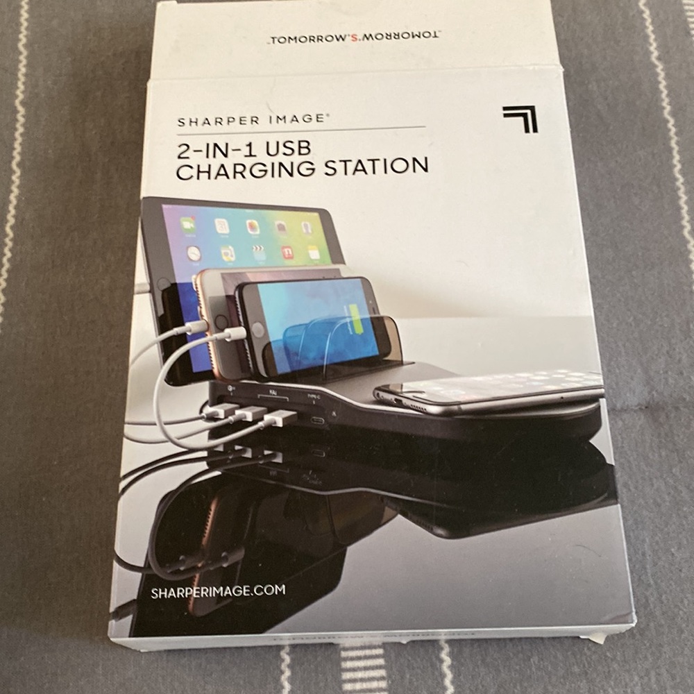 2 in 1 USB charging station